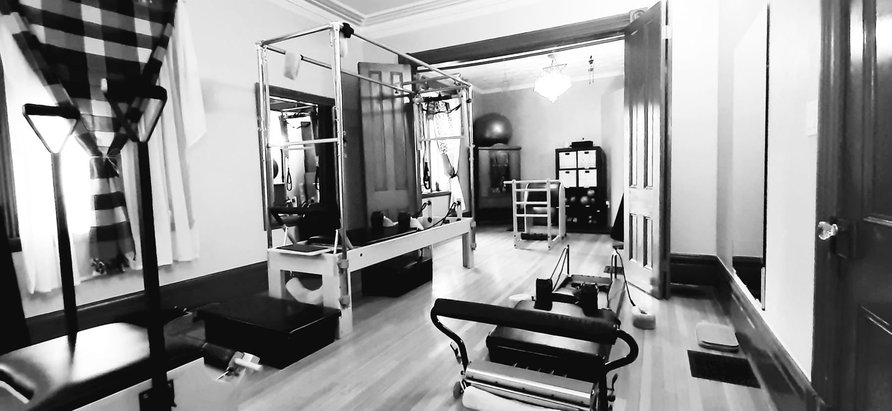 The exercise room at Pendulum Pilates in Carleton Place.